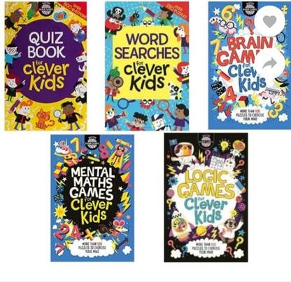 BRAIN TRAINER FOR CLEVER KIDS[SET OF FIVE BOOKS] BY HACHETTE INDIA