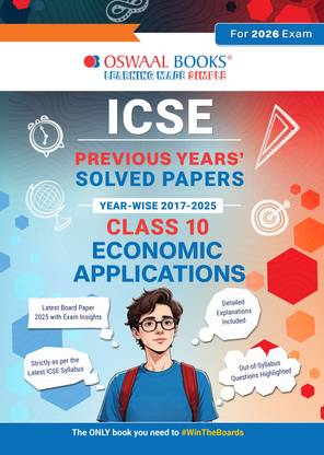 ICSE Previous Solved Papers Year wise 2017-2025 Class-10 Economic Applications