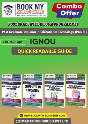 IGNOU MES131 MES132 MES133 MES134 Quick Readable Notes Book For Ignou Student Post Graduate Diploma in Educational Technology (PGDET) In English-Our books use 80 GSM A4 paper for clear, sharp prints.
