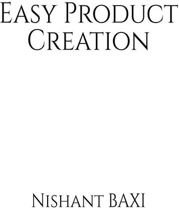 Easy Product Creation