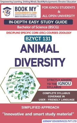 IGNOU BZYCT 131 Animal Diversity Study Material (In Depth Easy Guide) For Ignou Student.