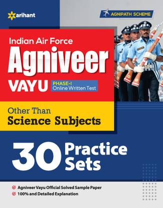 30 Practice Sets Indian Air Force Agniveer Vayu Phase -1 Online Written Test Group