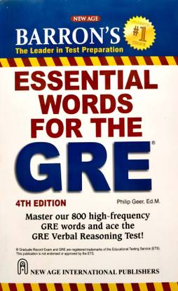 Barron`S Essential Words for the GRE