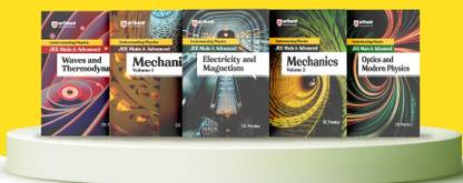 Arihant - Understanding Physics Series - DC Pandey - Mechanics 1 & 2 + Elec. Magnet. + Waves Ther. + Optics Mod. Phy. - Set of 5 Books for 2026 Exams