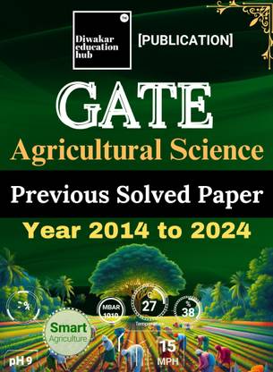 GATE Agricultural Engineering Solved 11 Year Solved Previous Year Question Paper 2014 to 2024 With Solutions