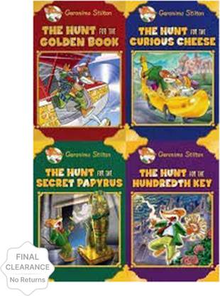 GERONIMO STILTON: THE HUNT SERIES SET OF 4 BOOKS