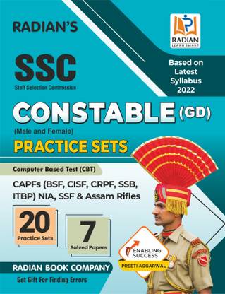 SSC Constable GD Practice Set and Previous Year Solved Papers Book for 2023 Exam in English (Based on Latest Syllabus)