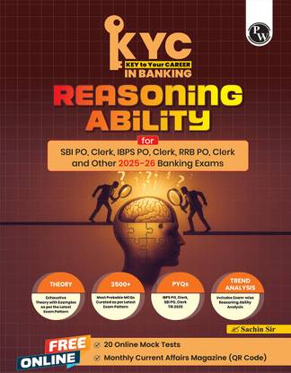 PW KYC Reasoning Ability Chapterwise Theory, Exercise, PYQ By Sachin Sir For Banking Exams