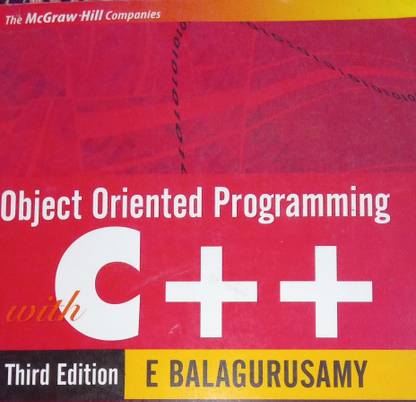 Object Oriented Programming with C++ Third Edition E.Balaguruswamy