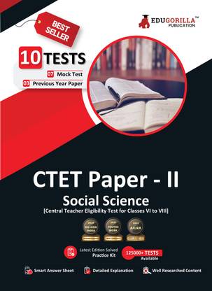 CTET Paper-II  - 2024 (English Edition) - 7 Mock Tests and 3 Previous Year Papers (1500 Solved Questions)