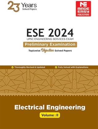 ESE Pre Exam 2024 : Electrical Engineering Objective Previous Years' S