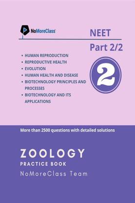 Zoology Practice Book Part 2 of 2  - NEET Practice Book