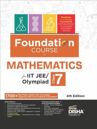 Foundation Course in Mathematics Class 7 for IIT-JEE/ Olympiad - 4th Edition