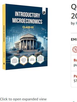 PW CBSE Class 11 Introductory Microeconomics Chapter-wise Textbook l 500+ MCQs and Practice Questions with Detailed Solutions and Flowcharts For 2025 Exam
Click to open expanded view
PW CBSE Class 11 Introductory Microeconomics Chapter-wise Textbook l 500+ MCQs and Practice Questions with Detailed Solutions and Flowcharts For 2025 Exam Paperback