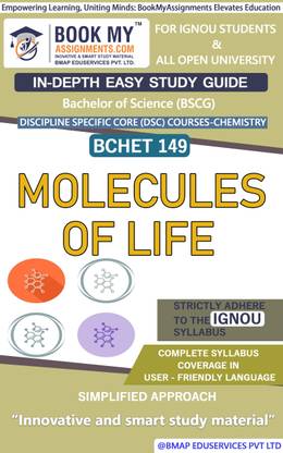 IGNOU BCHET 149 Molecules of Life Study Material (In Depth Guide) For Ignou Student