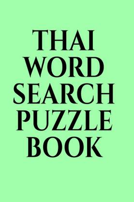 THAI WORD SEARCH PUZZLE BOOK