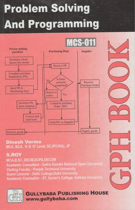 MCS-011 Problem Solving And Programming  - MCS-011 Problem Solving And Programming