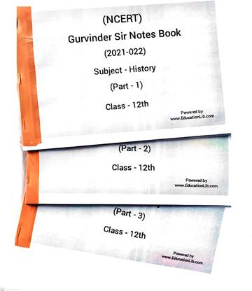 History Notes Class 12th NCERT  - 2025-26