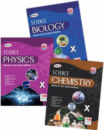 Prachi Science Class 10 Combo Set (Physics, Chemistry and Biology)