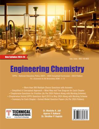 Engineering Chemistry for SPPU R24 Course (FE - I/II - COMMON - BSC-103-BES)