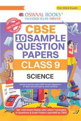 Oswaal Cbse Sample Question Papers Class 9 Science Book