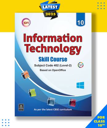 Kips Information Technology Skill Course Code 402 Class 10 Based on Open Office Paperback, Kips|New Latest Edition For 2025-2026