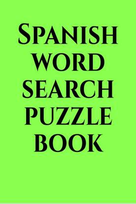 Spanish word search puzzle book