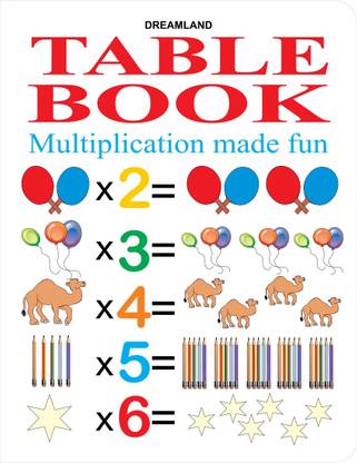 Table Book  - Bok For Mathematical Exercises