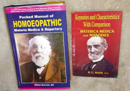 POCKET MANUAL OF HOMOEOPATHIC MATERIA MEDICA BY WILLIAM BOERICKE AND KEYNOTES AND CHARACTERISTICS WITH COMPARISON H.C. ALLEN
COLOURED EDITION