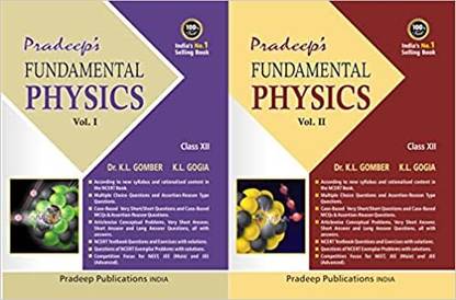 "Pradeep's Fundamental Physics Class 12 Vol I & II (2023-24)	"