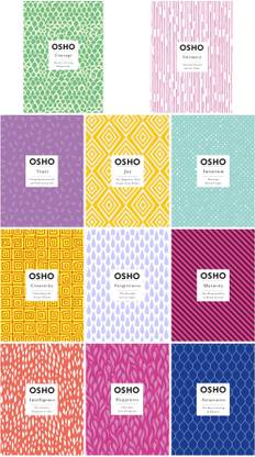 OSHO BEST 11 BOOK SET( Courage+ Intimacy+ Trust +Joy +Intuition +Creativity +Forgiveness +Maturity +Intelligence +Happiness+ Awarness)