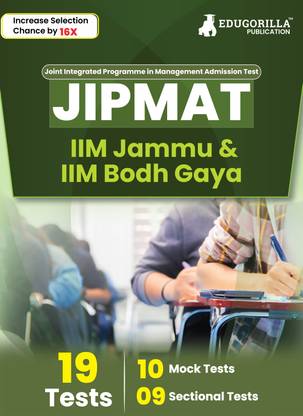 JIPMAT (IIM Bodh Gaya and IIM Jammu) Exam Preparation Book  - 2024 (English Edition) - 10 Mock Tests and 9 Sectional Tests (1300 Solved Questions) | Joint Integrated Programme in Management Admission Test