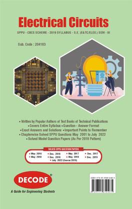 Electrical Circuits for SPPU 19 Course (SE - III - E&Tc - 204183) (Decode)
