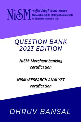 NISM merchant banking and research analyst question bank  - 2023 edition