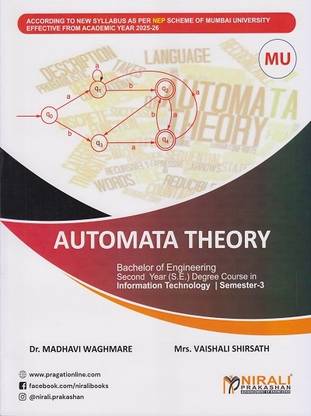 AUTOMATA THEORY - Second Year (S.E) Degree Course in Information Technology Engineering - Semester 4 - As per C Scheme of University of Mumbai