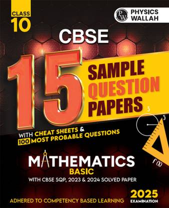 Pw Cbse | Class 10 | 15 New Pattern Sample Question Papers Mathematics