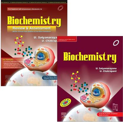 SET of Biochemistry, 6th Edition + Biochemistry Review & Assessment Includes MCQs, Clinical Case Studies, Viva/Short Questions, 1st Edition