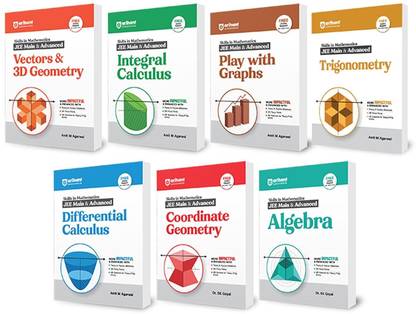 Arihant Skills in Mathematics for JEE Main & Advanced Integral Calculus,Trigonometry,Vectors & 3D Geometry, Play with Graphs, Differential Calculus,Advanced Algebra,Coordinate Geometry | Fully revised with Theory and Practice Milestones, JEE Focus Points, JEE Scanner for Theory-PYQs Syncing | For Exam Exam 2025-26
