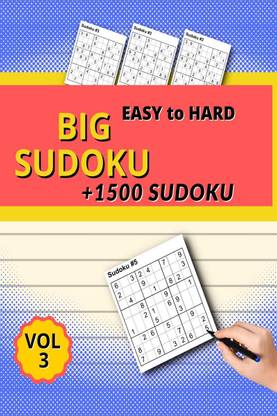 Big Sudoku Vol 3  - Easy and Medium with 1500 Puzzles