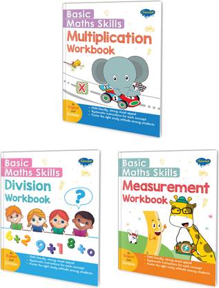 Basic Maths skills workbook | set of 3 books | Multiplication,Division, Measurement | Multiplication, Division, and Measurement Adventures