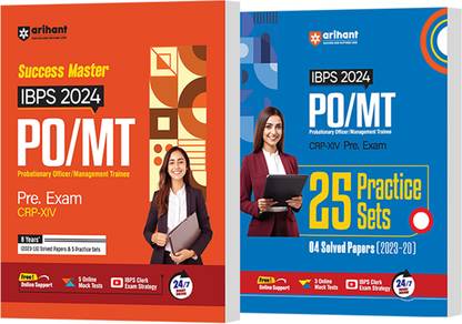 Arihant IBPS Bank PO Prelims Guide and 25 Practice Sets English