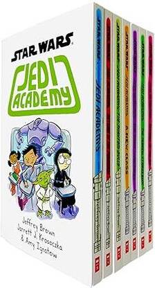 Star Wars Jedi Academy Series 7 Books Collection Set (Books 1 - 7) by Jeffrey Brown (Jedi Academy, Phantom Bully, New Class, Force Oversleeps, Revenge of the Sis & MORE!) PaperbacK
