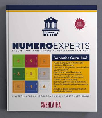 Numeroexperts Foundation Course Book  - NUMEROEXPERTS Foundation Course Book Divine Science Numerology Future Expert Book