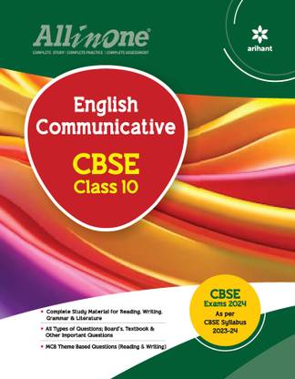Arihant All In One Class 10th English Communicative for CBSE Exam�2024