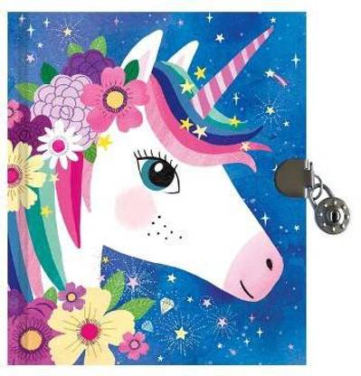 Unicorn Locked Diary