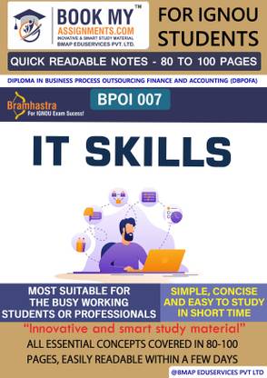 [BPOI 7 IT Skillse] | Quick Readable Notes | Important Topic-wise Conceptual Notes | [Diploma in Business Process Outsourcing Finance and Accounting (DBPOFA)]