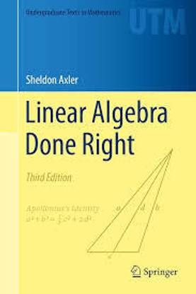 Linear algebra done right