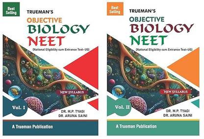 Trueman's Objective Biology for NEET - Volume 1 & 2 Combined - Set of 2 Books - As per NEET New Syllabus  - Trueman's Objective Biology for NEET - Volume 1 & 2 Combined - Set of 2 Books - As per NEET New Syllabus