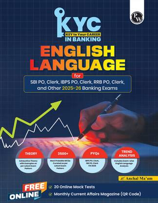 PW KYC English Language Chapterwise Theory, Exercise, PYQ By Anchal For Banking Exams