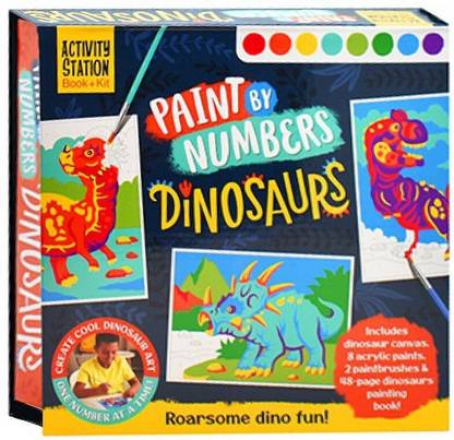Paint By Numbers Dinosaur